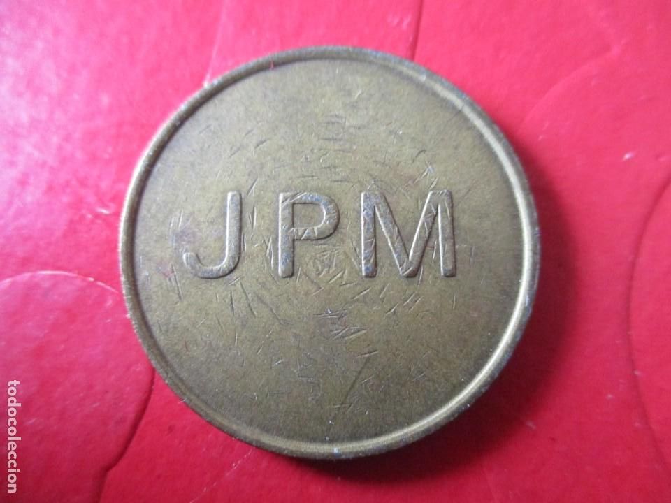Medallas tem&aacute;ticas: Ficha jeton J.P.M. 10 p