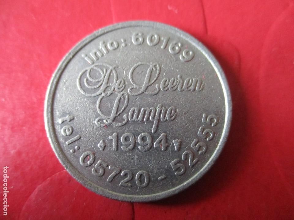 Medallas tem&aacute;ticas: Ficha propaganda. the Leeren Lampe. 1994