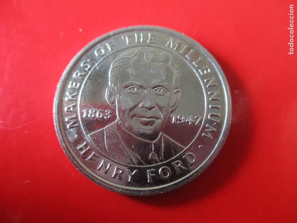 Thematic medals: Ficha milenium 2000. Henry Ford