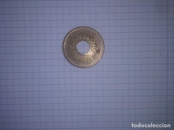 Thematic medals: Fichas de parking