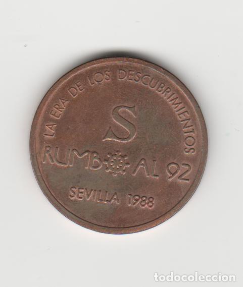 Medallas tem&aacute;ticas: MEDALLA-EXPOSICION UNIVERSAL DE SEVILLA-1992-LA ERA DE LOS DESCUBRIMIENTOS