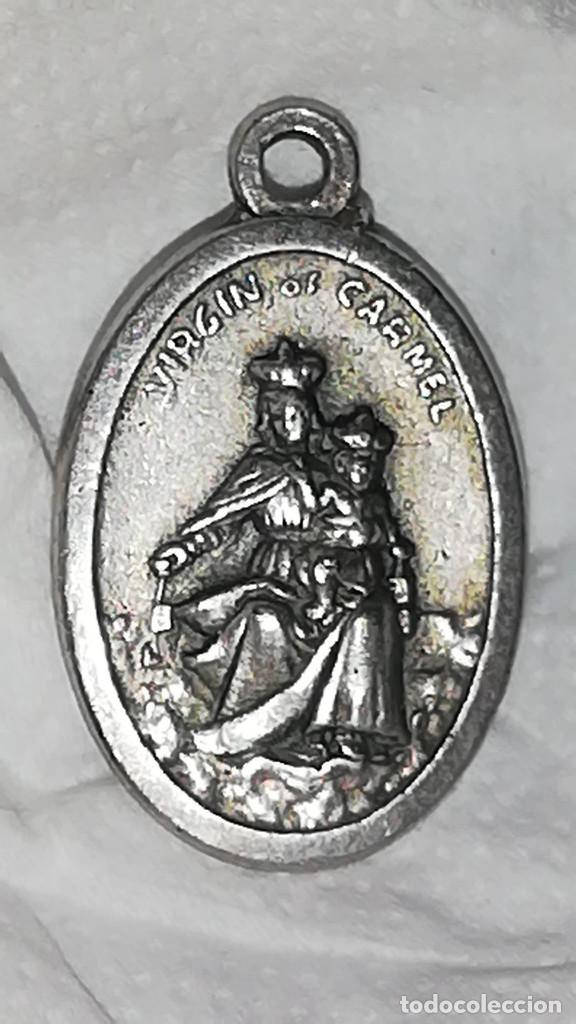 Medallas tem&aacute;ticas: Medalla Virgin of Carmel y Sagrado Coraz&oacute;n de Jes&uacute;s