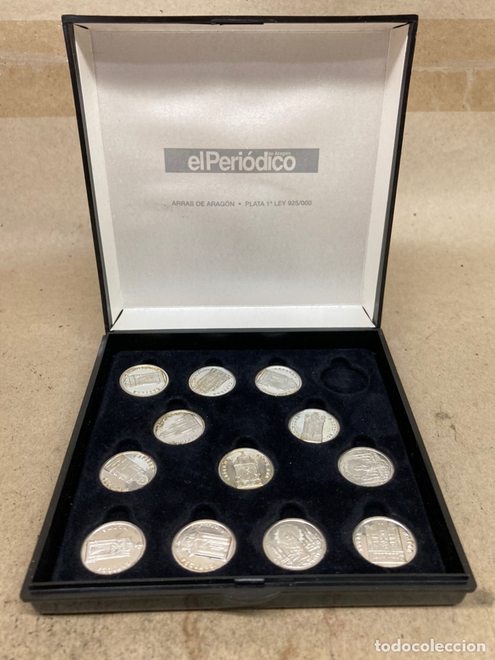 Medallas tem&aacute;ticas: Coleccion de arras de Arag&oacute;n plata - Foto 1