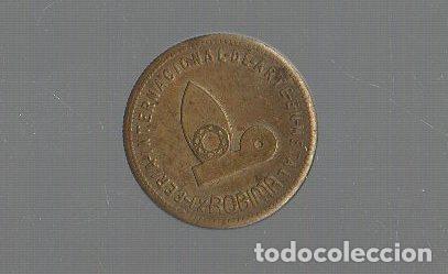 Medallas tem&aacute;ticas: MEDALLA XI FERIA INTERNACIONAL DE ARTE EN METAL ROBIMA AGUIRRE. MEDALLA-212