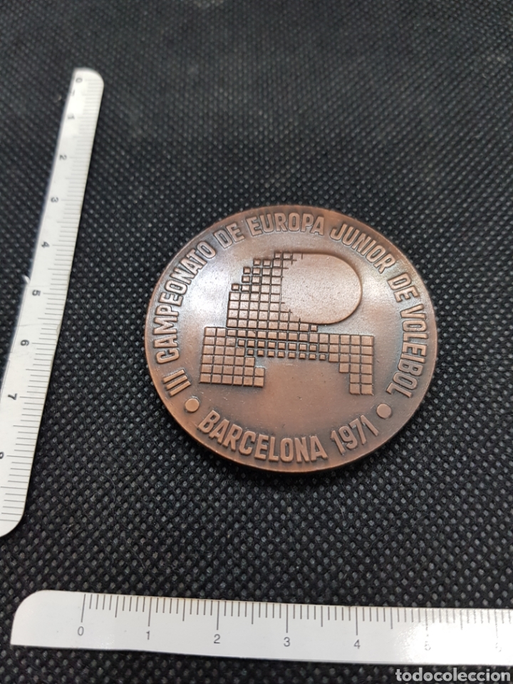 Medalhas tem&aacute;ticas: Medalla bronce tercer Campeonato de Europa Junior de voleibol Barcelona 1971