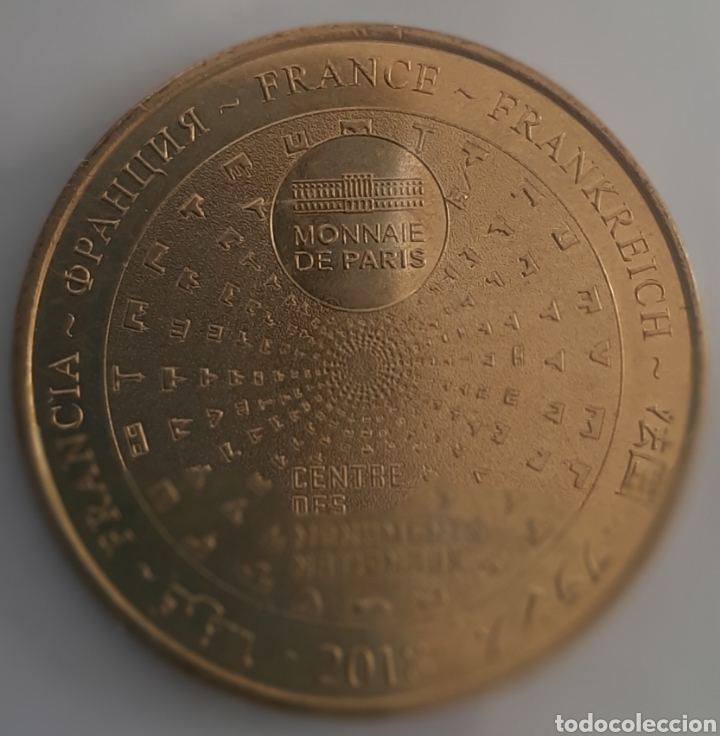 Medallas tem&aacute;ticas: Medalla monumentos de Par&iacute;s. 2018 - Foto 2