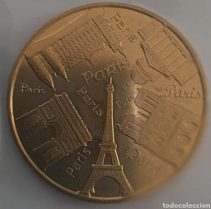 Medallas tem&aacute;ticas: Medalla monumentos de Par&iacute;s. 2018 - Foto 1