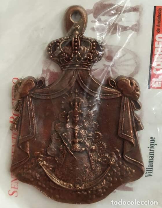 Thematic medals: MEDALLA SENTIMIENTO ROCIERO. VILLAMANRIQUE. EL CORREO. MEDALLA-232 ,2