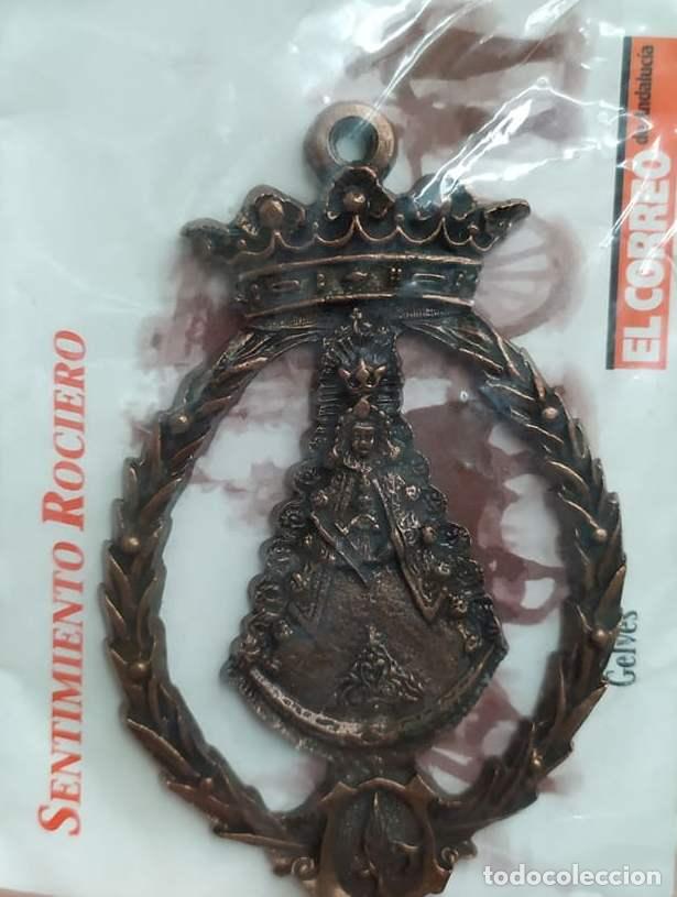 Thematic medals: MEDALLA SENTIMIENTO ROCIERO. GELVES. EL CORREO. MEDALLA-240