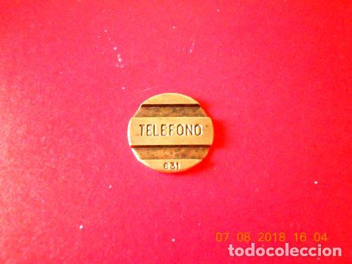 M&eacute;dailles th&eacute;matiques: ficha cospel token telefono entel n 631