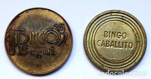 M&eacute;dailles th&eacute;matiques: 2 fichas de bingo oferta