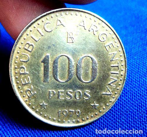 Medallas tem&aacute;ticas: moneda 100 pesos 1979 argentina centenario - Foto 1