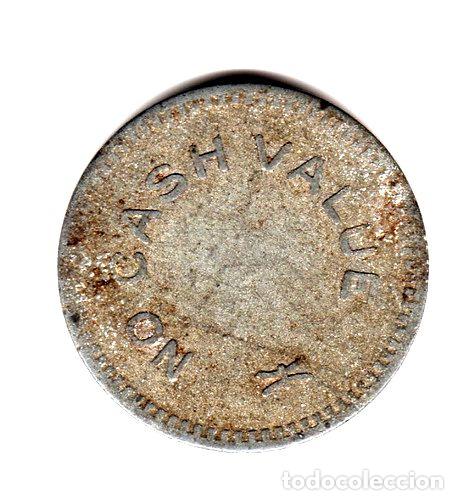 M&eacute;dailles th&eacute;matiques: ficha usa good for amusement only no cash value token