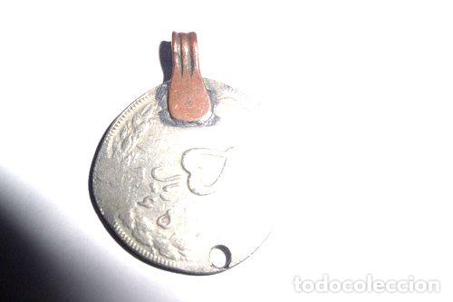 M&eacute;dailles th&eacute;matiques: antigua moneda 5 riales irani arabe medalla leon espada iran