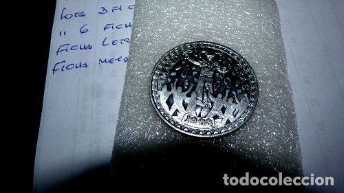 M&eacute;dailles th&eacute;matiques: ficha metalica mardi grass