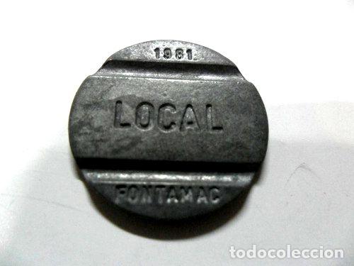 M&eacute;dailles th&eacute;matiques: ficha cospel telefono fontamac 1981 sistema telebras local
