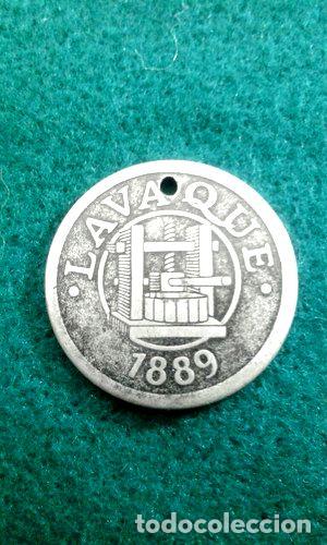 Medalhas tem&aacute;ticas: ficha lavaque 1889 malbec 1 gamela 20 kgs 117
