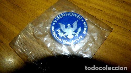 Medalhas tem&aacute;ticas: ficha usa eisenhower uncirculated silver dollar