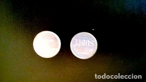 Medalhas tem&aacute;ticas: cospeles subte anos 80