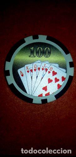 M&eacute;dailles th&eacute;matiques: ficha de casino las vegas nevada 100