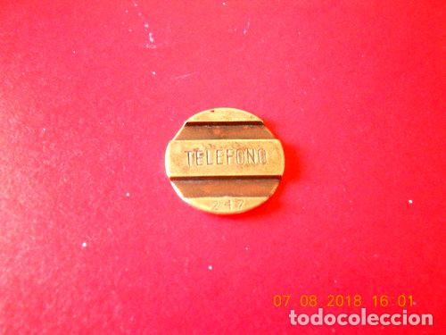 M&eacute;dailles th&eacute;matiques: ficha cospel token telefono entel n 247