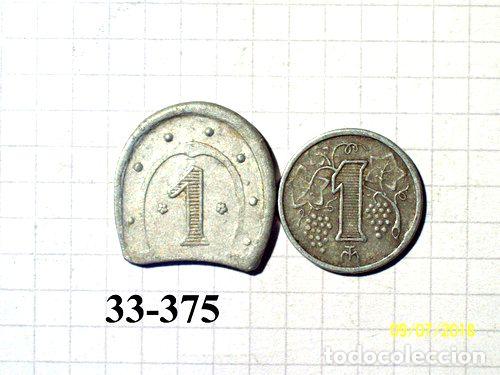 Medaglie tematiche: fichas estancia 2 diferentes en aluminio