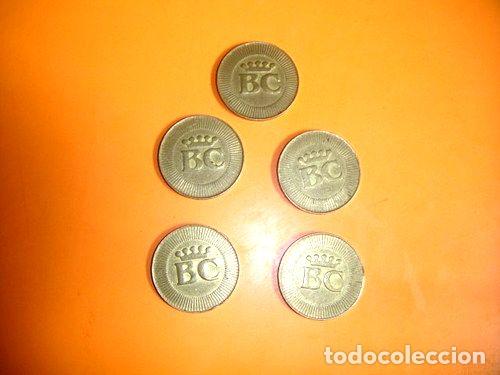 Medallas tem&aacute;ticas: fichas de casino de la costa