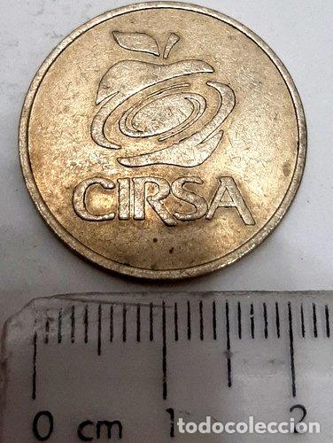 Medallas tem&aacute;ticas: ficha moneda 25 centavos cirsa bingo casino