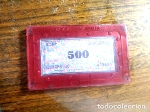 Medallas tem&aacute;ticas: fichas placas de casino antiguas