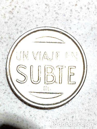 Medallas tem&aacute;ticas: ficha subte buenos aires - Foto 1