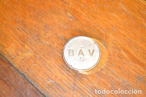 Medallas tem&aacute;ticas: ficha bav de juego electronico diametro 2 cm