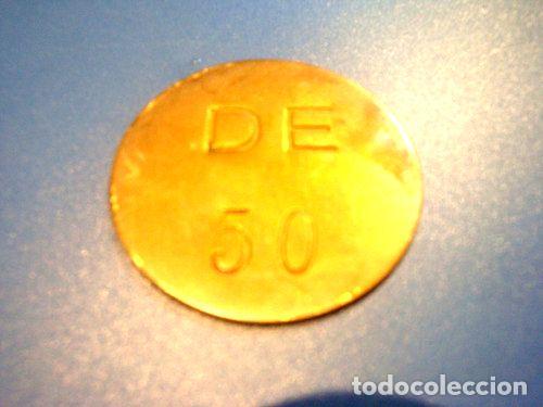 Medallas tem&aacute;ticas: ficha campo lata esquila estancia bronce d e 50