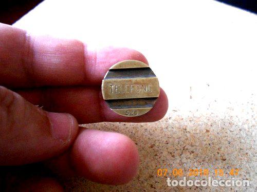 Medallas tem&aacute;ticas: ficha cospel token telefono entel n 520