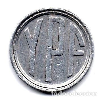 Thematische Medaillen: ficha cospel publicidad ypf