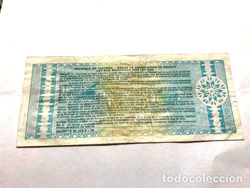 Thematische Medaillen: bono de cancelacion de deuda de tucuman
