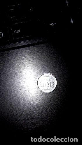 Thematische Medaillen: cospel de subte aluminio