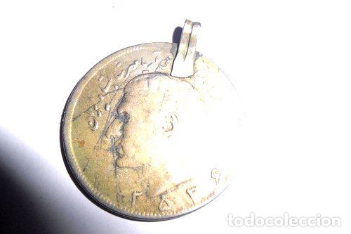 Thematische Medaillen: antigua moneda arabe medalla leon espada iran regimen