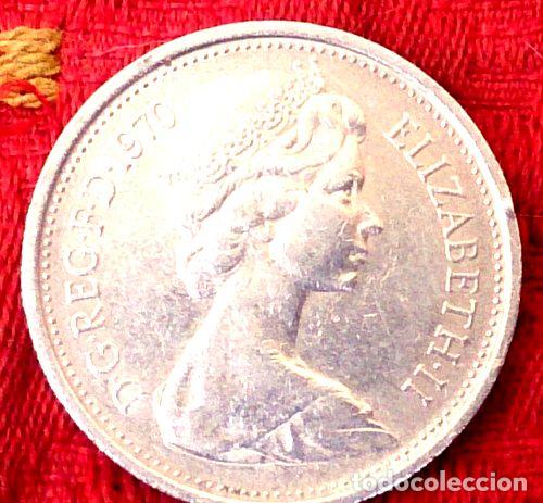 Medallas tem&aacute;ticas: 5 new pence elizabeth ii - Foto 1