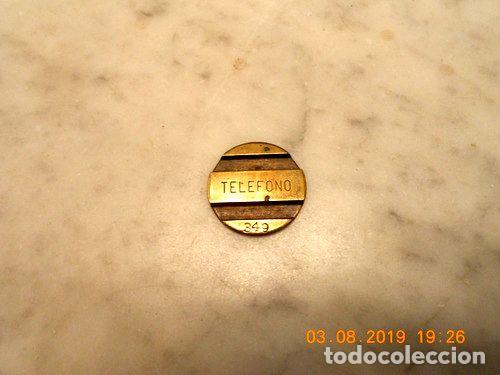Thematic medals: ficha cospel token telefono entel n 349