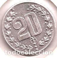 Thematic medals: ficha junin valor 20 gutierrez hnos