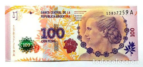 Medaglie tematiche: billete eva peron 1 emision