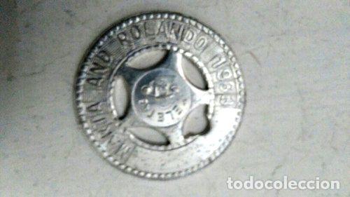 Medaglie tematiche: antigua ficha museo ciencia industria 1963 teletag
