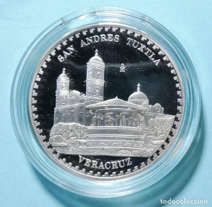 Medaglie tematiche: MEDALLA SAN ANDRES TUXTLA. VERACRUZ. CIEN A&Ntilde;OS DE CIUDAD 1893 - 1993. ENCAPSULADA.