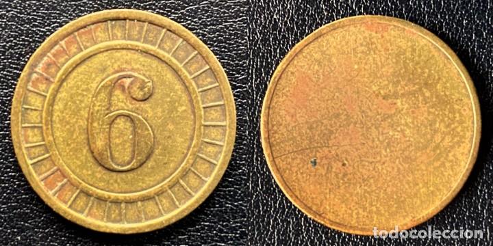 Medallas tem&aacute;ticas: Ficha con el n&uacute;mero 6 - Foto 1