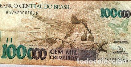Medalhas tem&aacute;ticas: billete 100000 cruzeiros no hago envio leer aviso