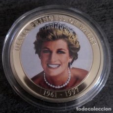 Medallas temáticas: MONEDA MEDALLA PLATA CONMEMORATIVA DE LADY DI 1961 - 1997 PRINCESA DE GALES EDICION LIMITADA. Lote 248957120