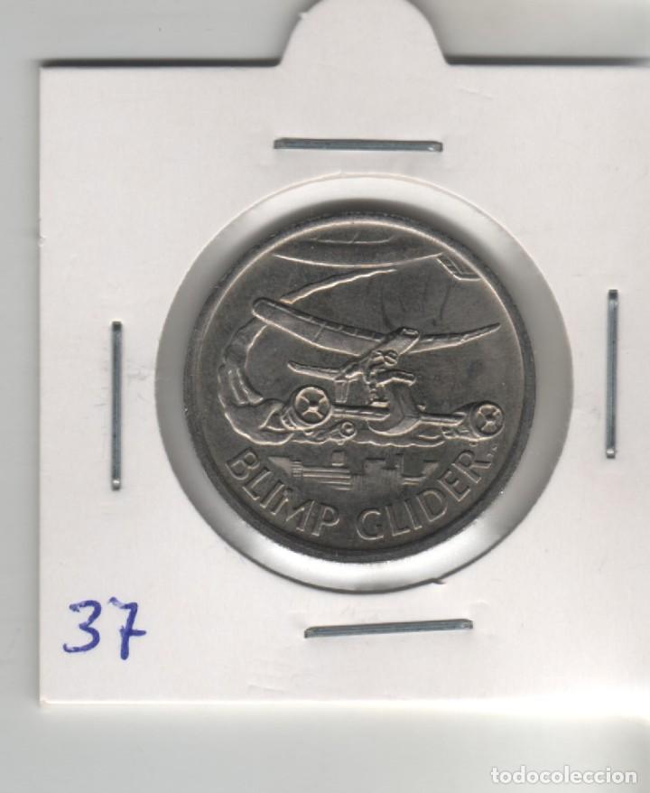 Medallas tem&aacute;ticas: MEDALLA,FICHA,TOKEN BLIMP GLIDER-NEW YORK-COLECCION TURTLES