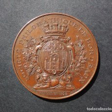 Medallas temáticas: FRANCIA.- SOCIETE PHILOMATHIQUE BORDEAUX XII EXPOSITION GENERALE 1882. 6,6 CM DE DIÁMETRO