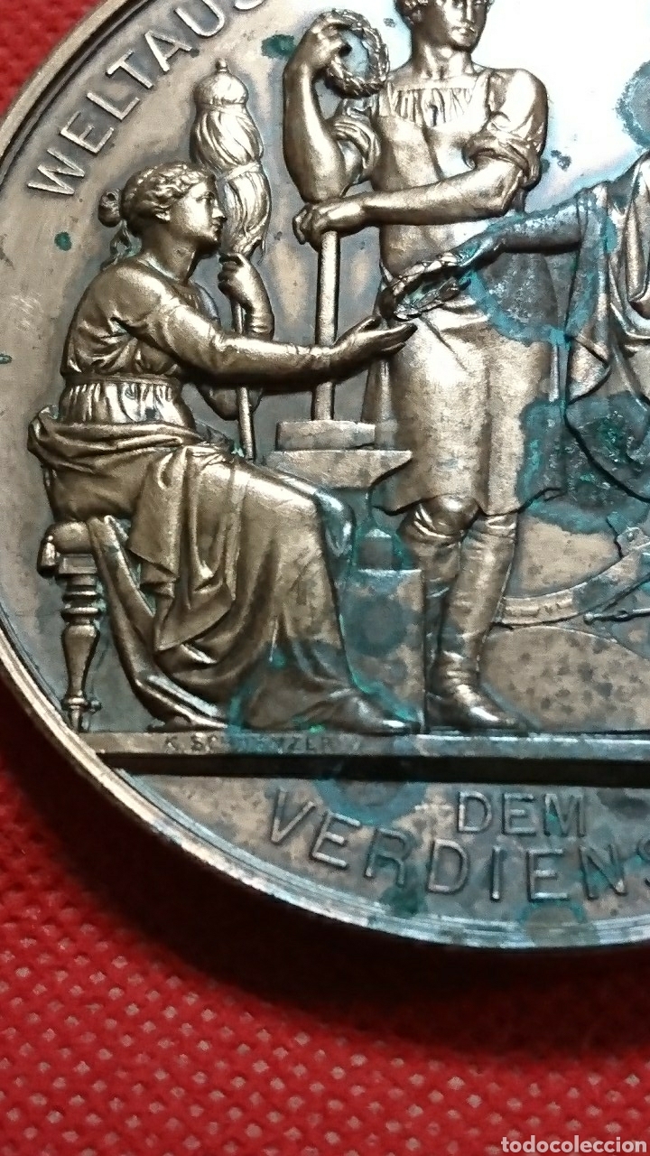 Medallas temáticas: MEDALLA AUSTRIA-HUNGRÍA FRANZ JOSEPH 1873, BRONCE, 7 CM DE DIÁMETRO - Foto 8 - 253353700