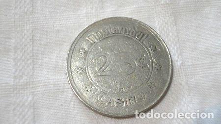 M&eacute;dailles th&eacute;matiques: ficha de 25 centavos casino nostambul